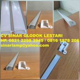 Kap Lampu LED Strip dan LED Bar Batang 1m Housing